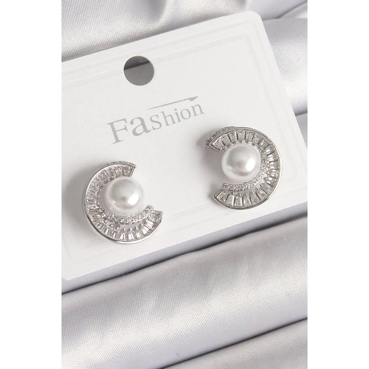 Classic Pearl Embrace Earrings