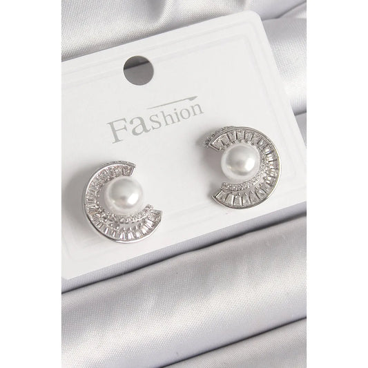 Classic Pearl Embrace Earrings